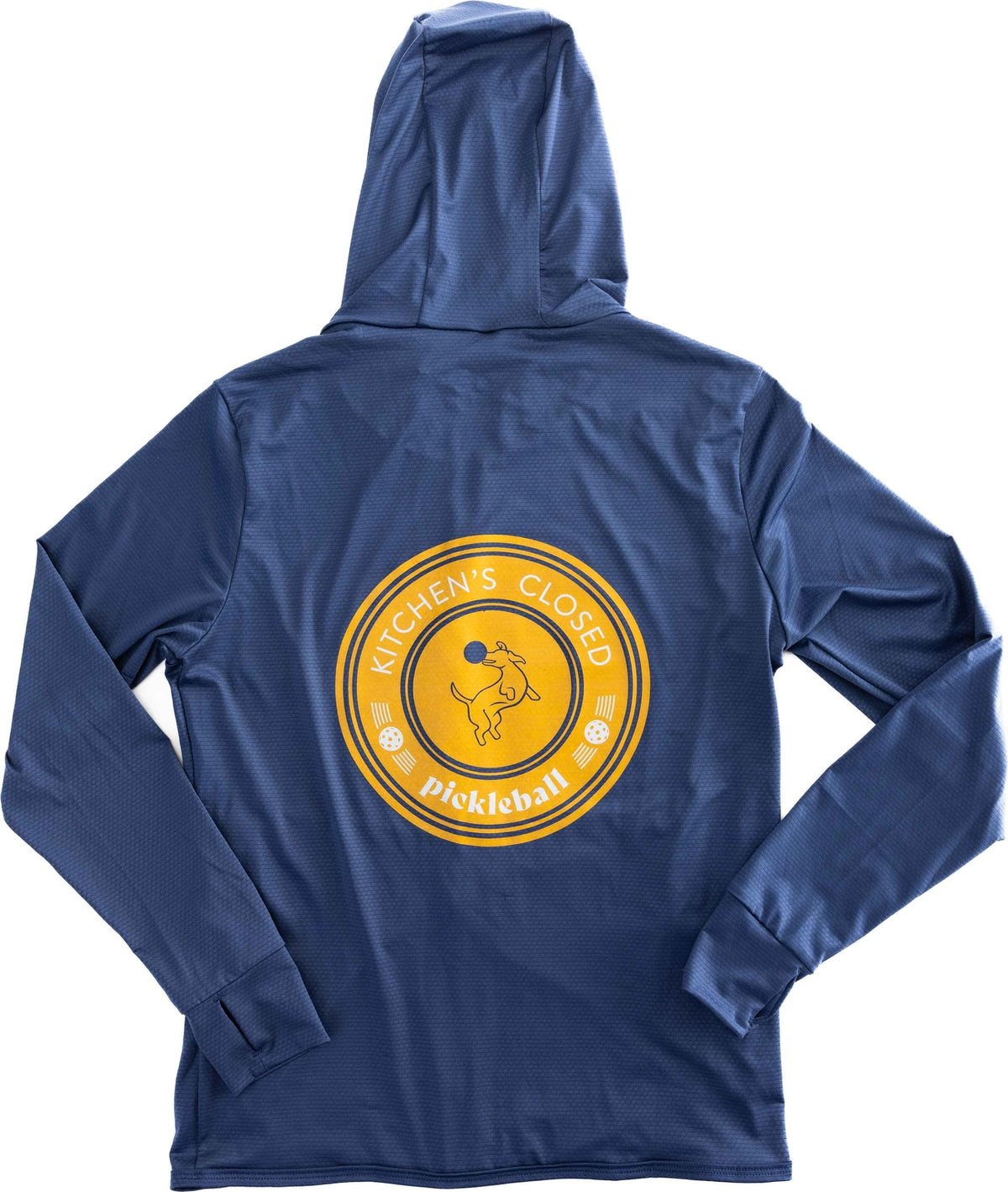Navy Zip-Front Sun Hoodie