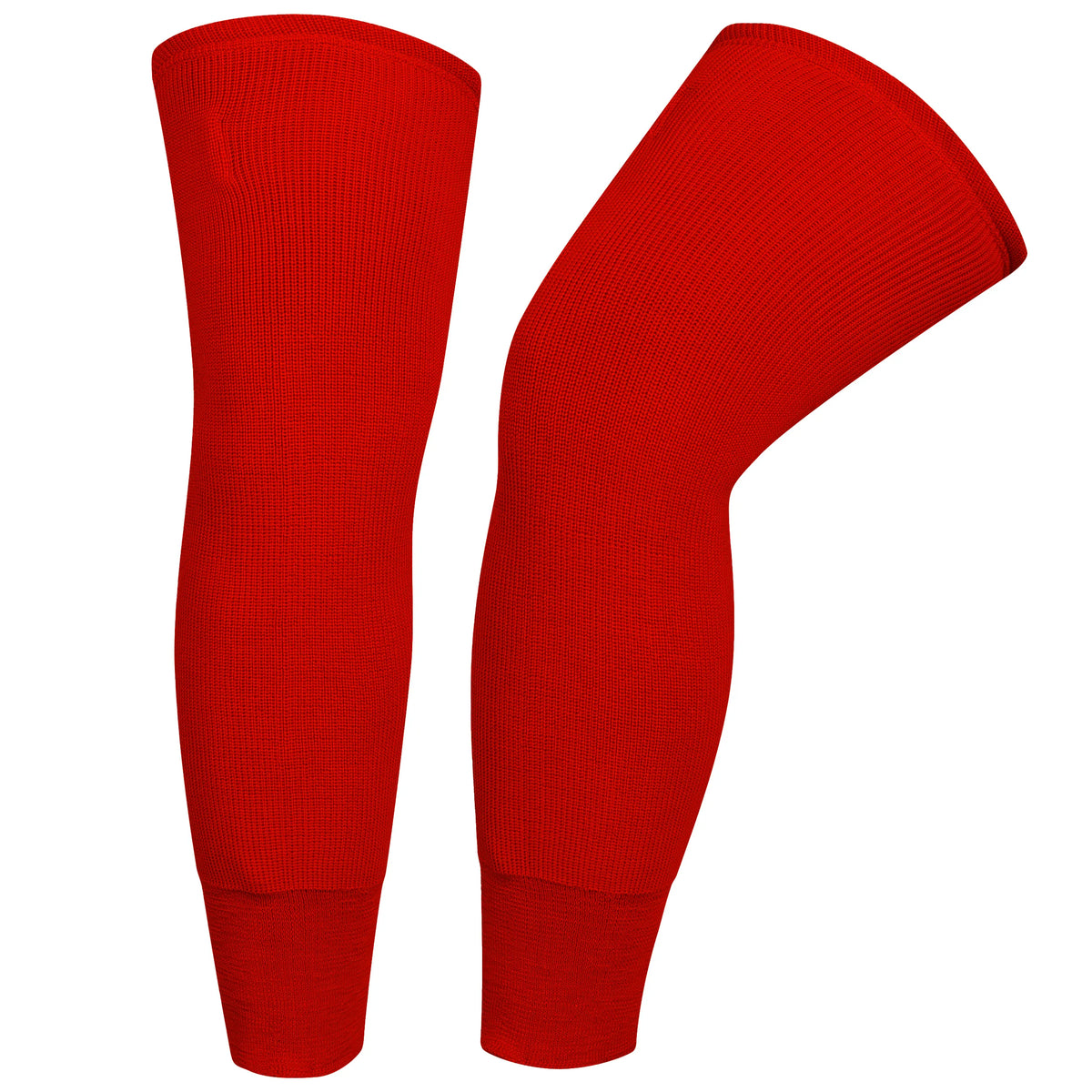Knit Men & Women Hockey Socks Red