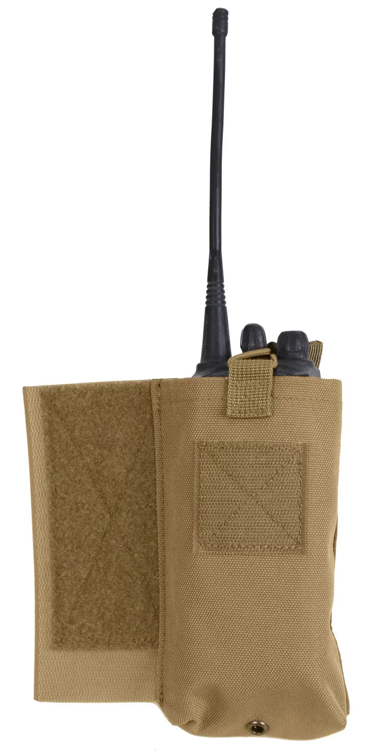 Lacv (lightweight Armor Carrier Vest) Side Radio Pouch Set - Coyote Brown