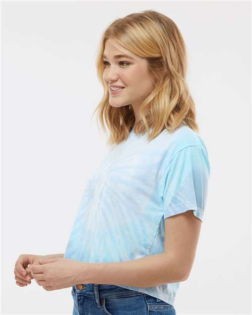 Lagoon Women&#39;s Tie-Dyed Crop T-Shirt - 1050
