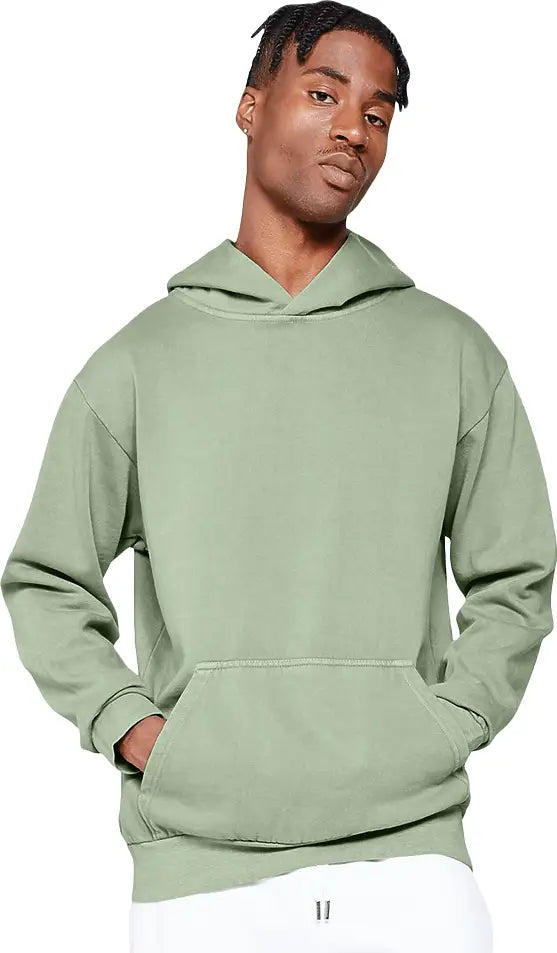 Lane Seven 16001gd Urban Hoodie Garment Dyed - Oil Green
