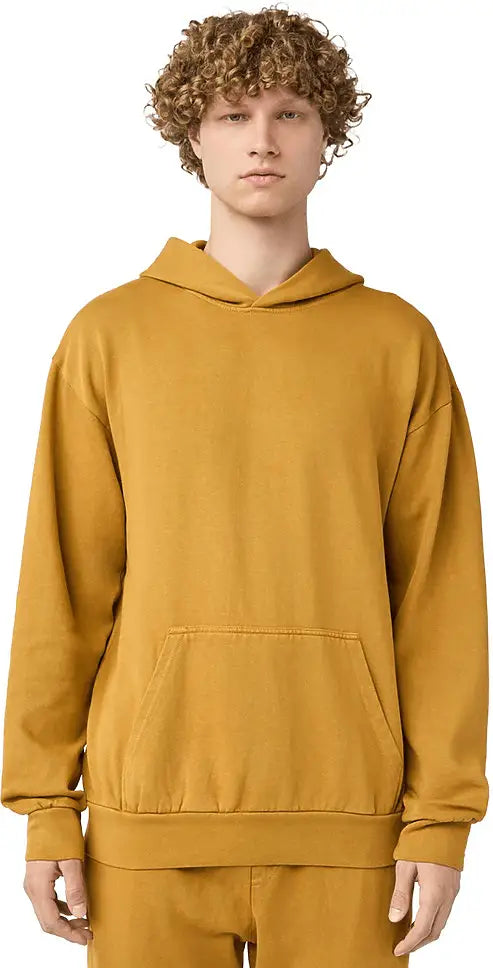 Lane Seven 16001gd Urban Hoodie Garment Dyed - Peanut Butter