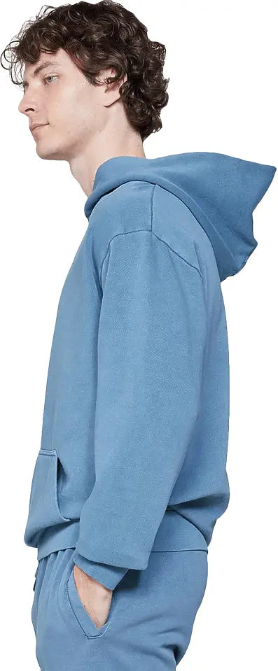 Lane Seven 16001gd Urban Hoodie Garment Dyed - Pebble Blue