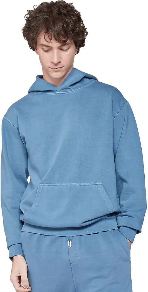 Lane Seven 16001gd Urban Hoodie Garment Dyed - Pebble Blue