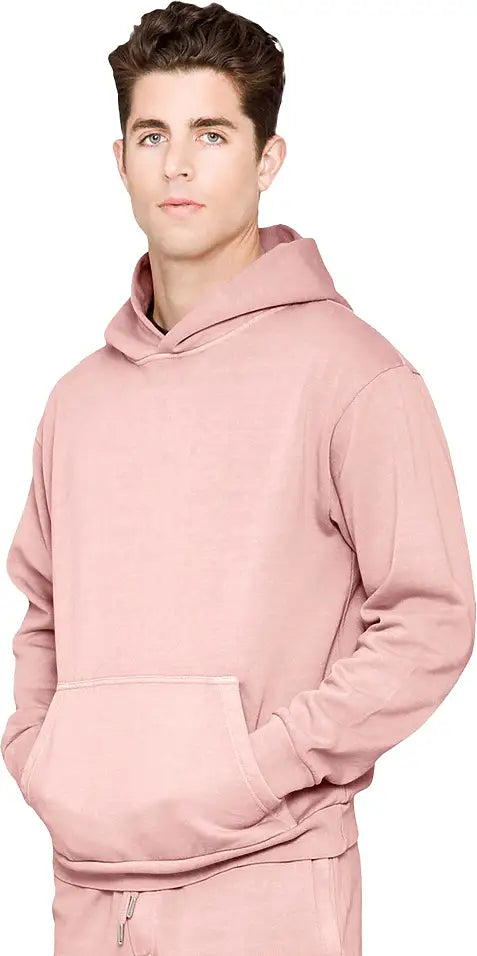 Lane Seven 16001gd Urban Hoodie Garment Dyed - Salmon