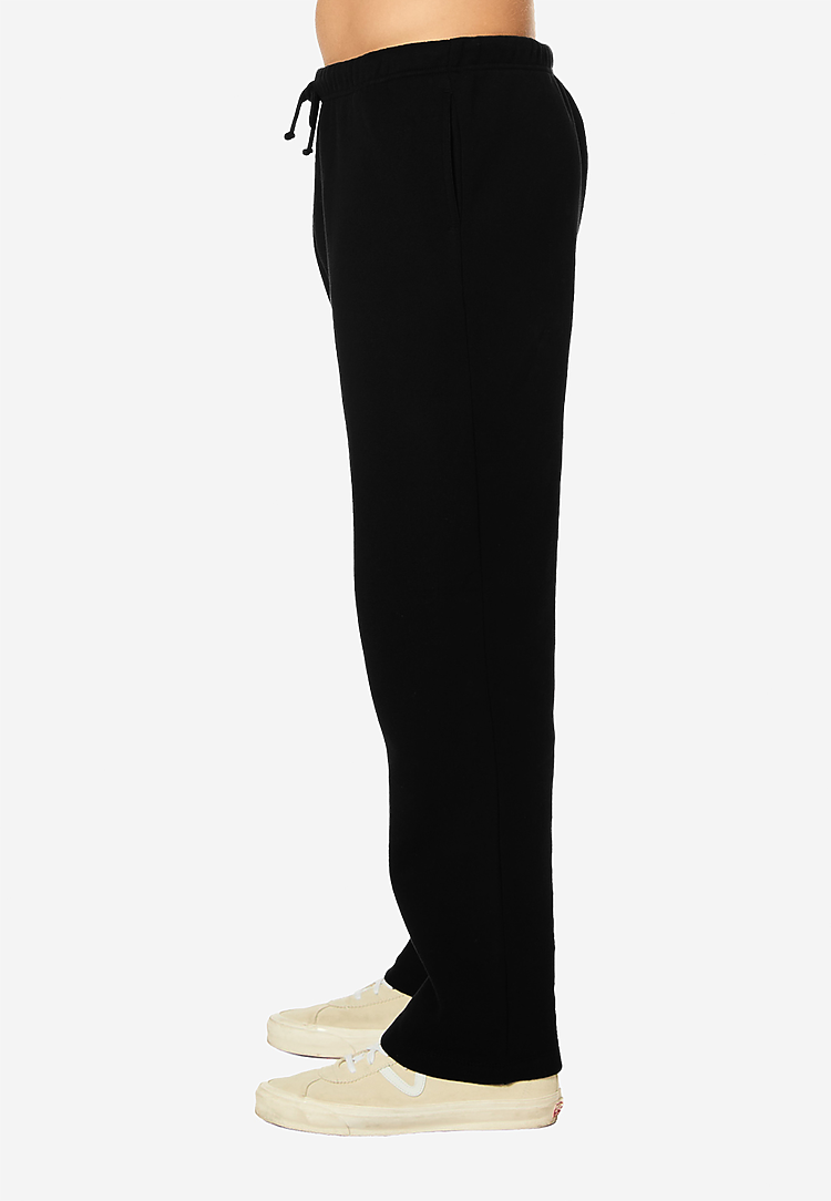 Lane Seven Apparel Ls14006 Straight Leg Sweatpant - Black