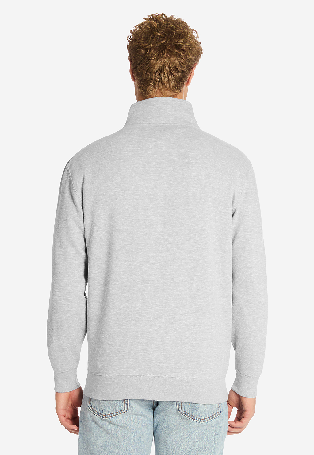 Lane Seven Apparel Ls14014 Premium Quarter Zip - Heather Grey
