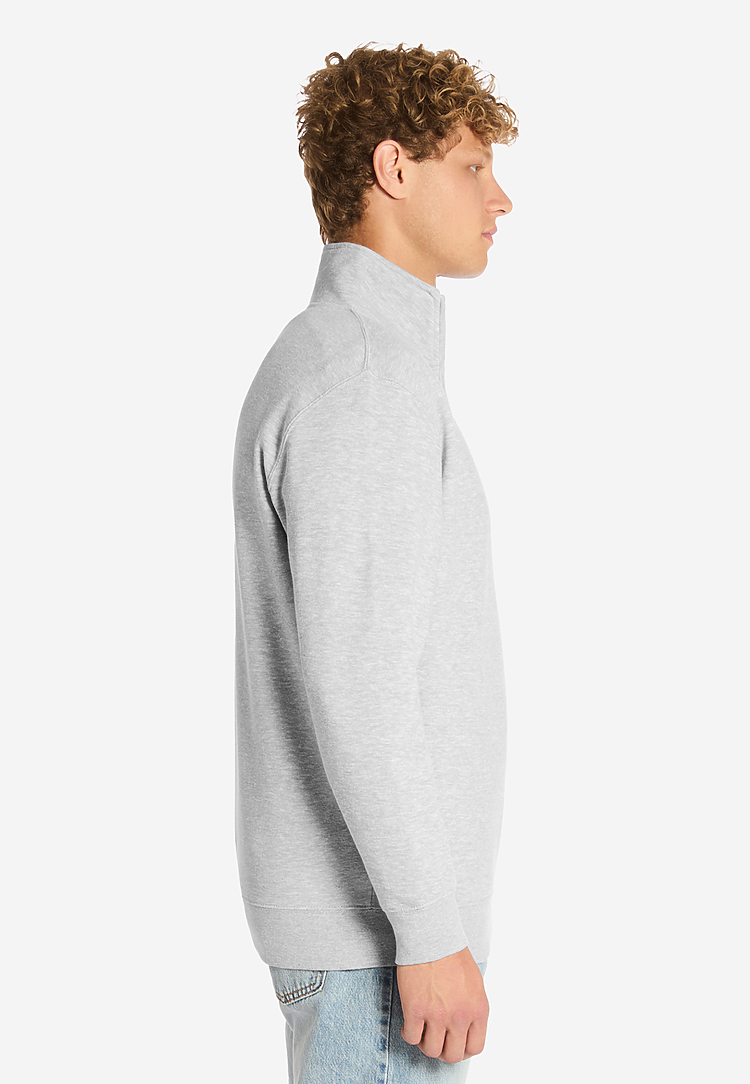 Lane Seven Apparel Ls14014 Premium Quarter Zip - Heather Grey