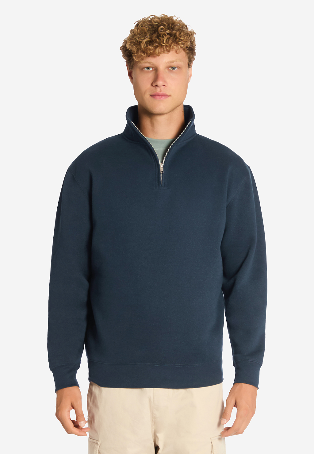 Lane Seven Apparel Ls14014 Premium Quarter Zip - Navy Blue