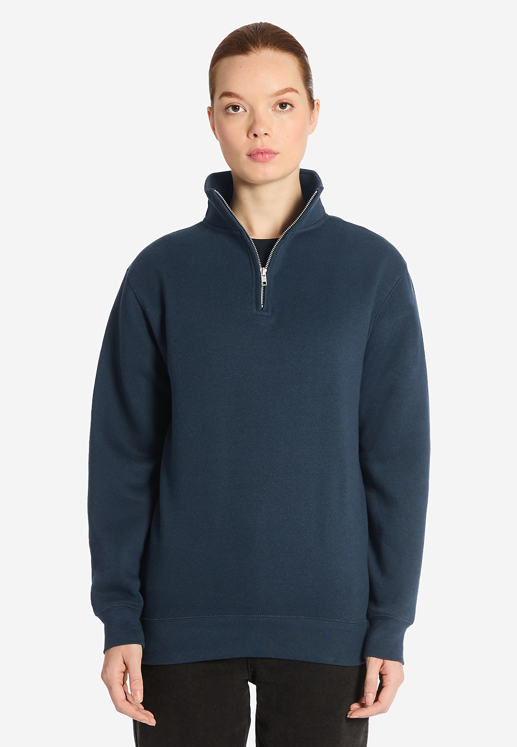 Lane Seven Apparel Ls14014 Premium Quarter Zip - Navy Blue