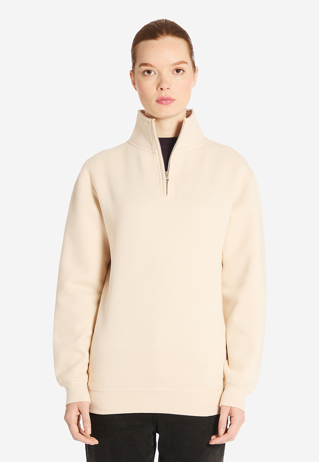 Lane Seven Apparel Ls14014 Premium Quarter Zip - Sandshell
