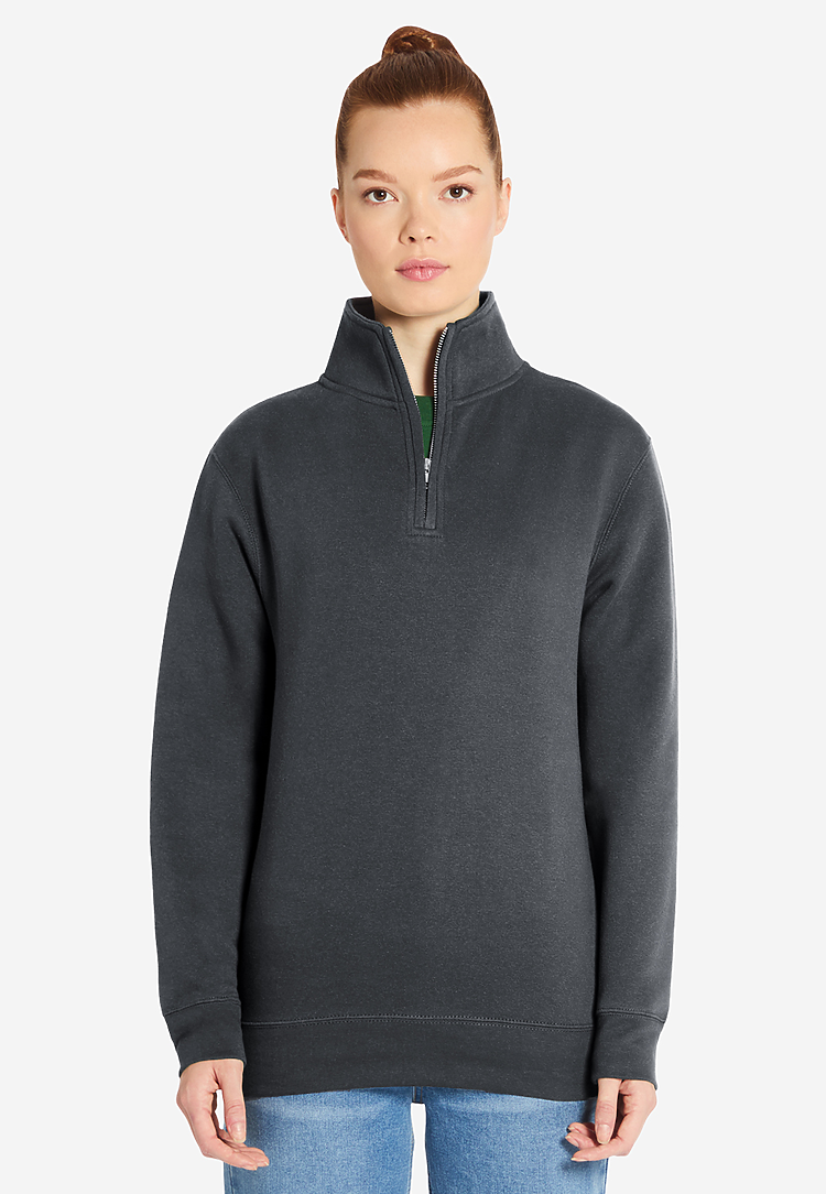 Lane Seven Apparel Ls14014 Premium Quarter Zip - Smoke