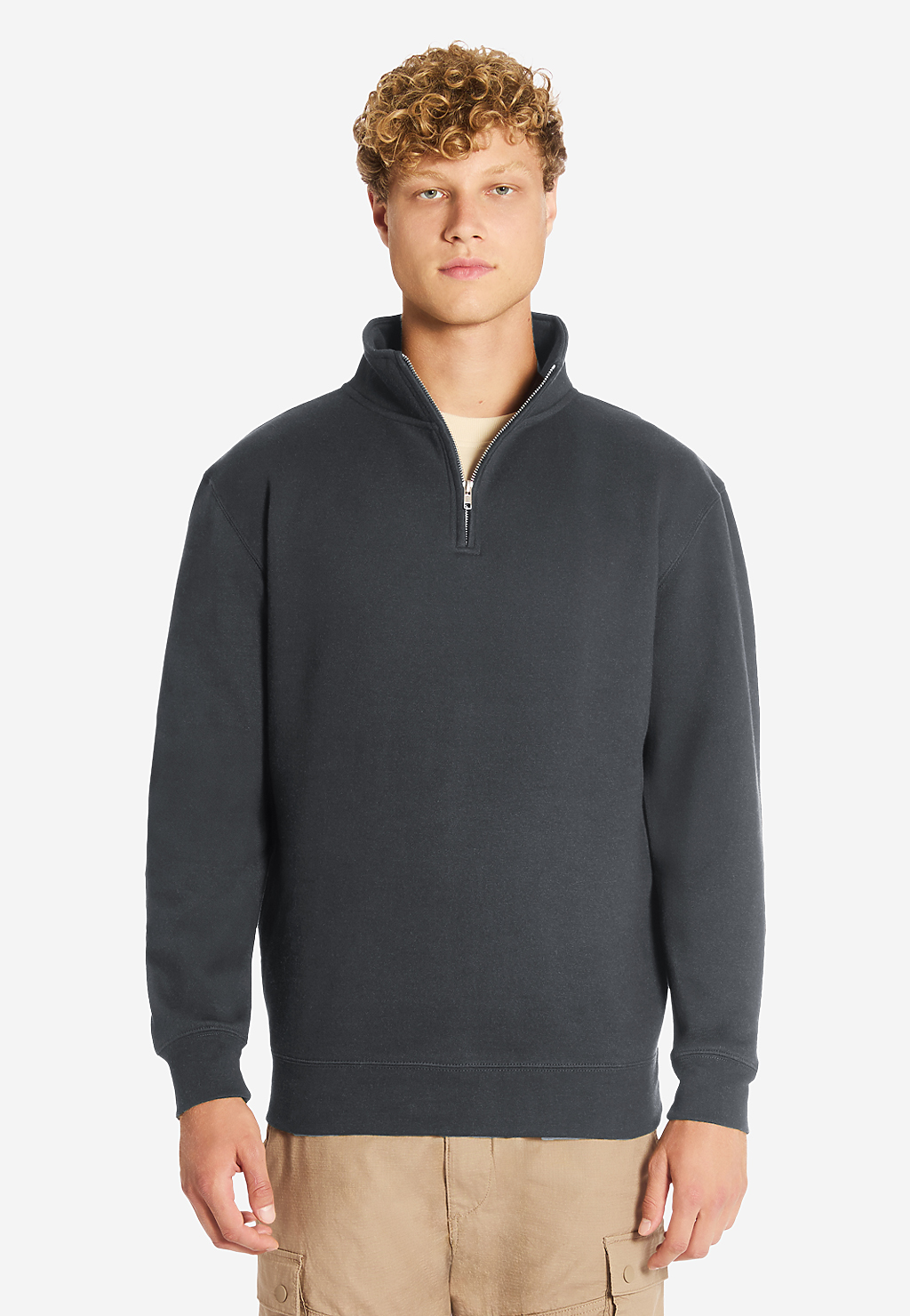 Lane Seven Apparel Ls14014 Premium Quarter Zip - Smoke
