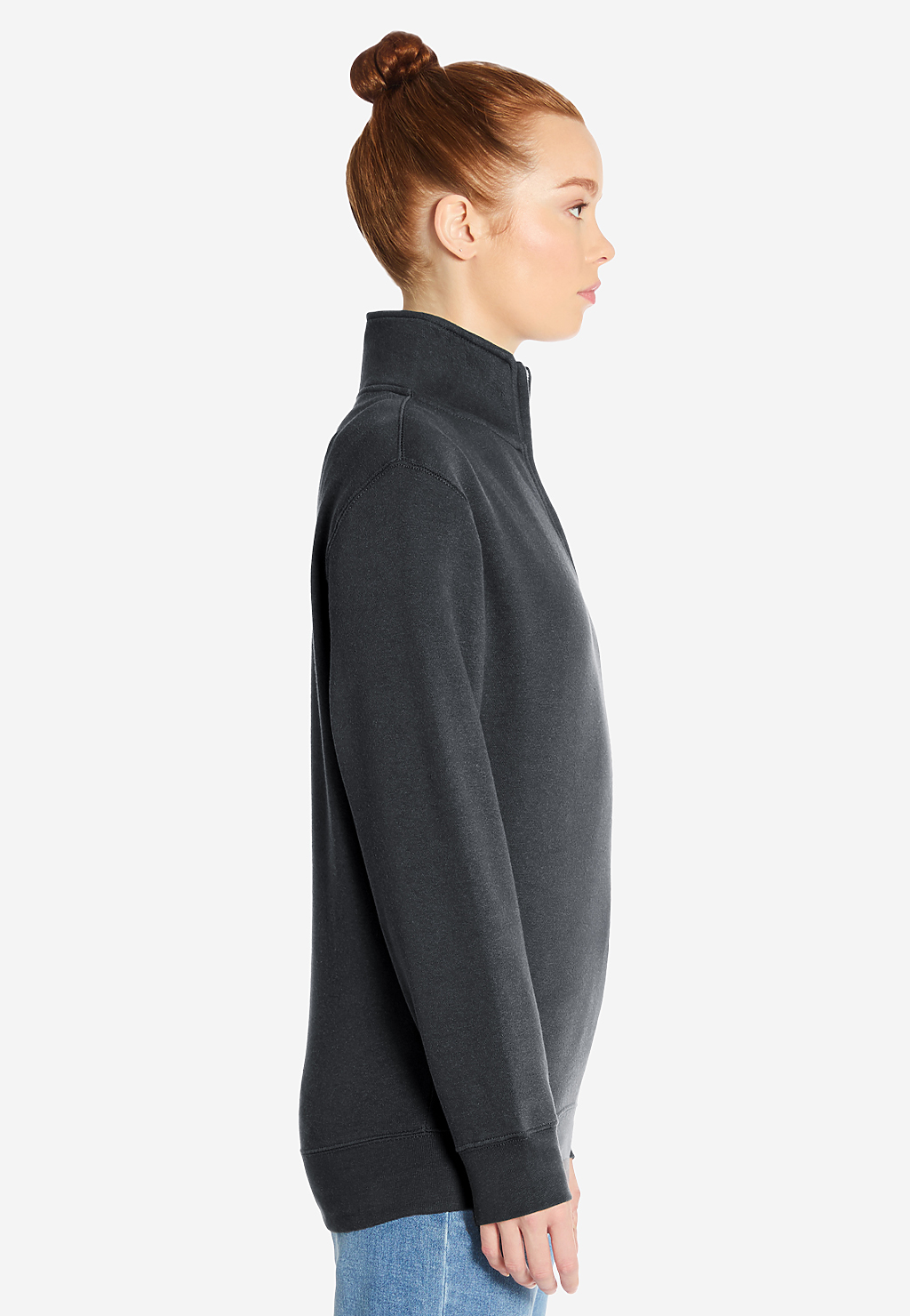 Lane Seven Apparel Ls14014 Premium Quarter Zip - Smoke