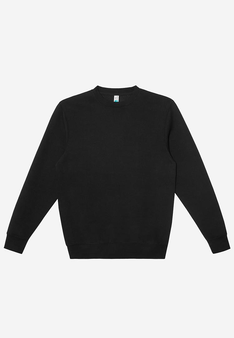 Lane Seven Apparel Ls19004 Heavy Crewneck Sweatshirt - Black