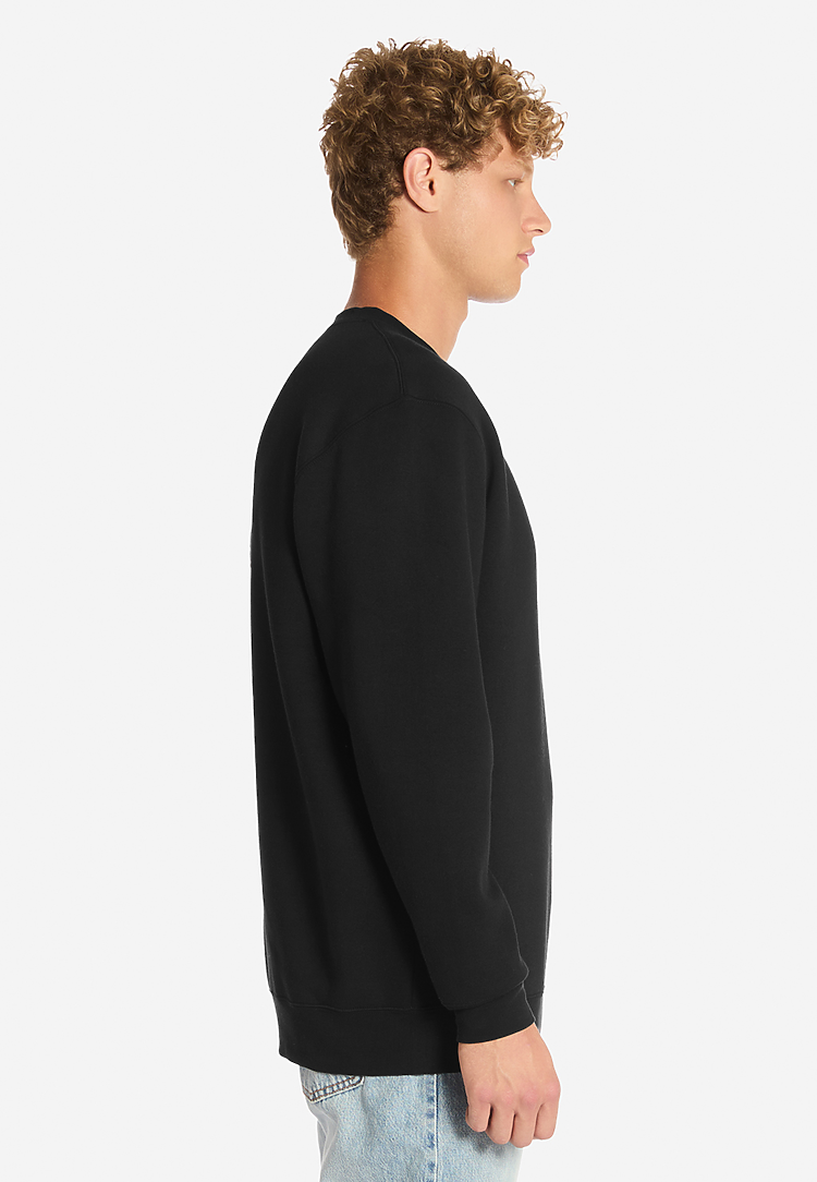 Lane Seven Apparel Ls19004 Heavy Crewneck Sweatshirt - Black