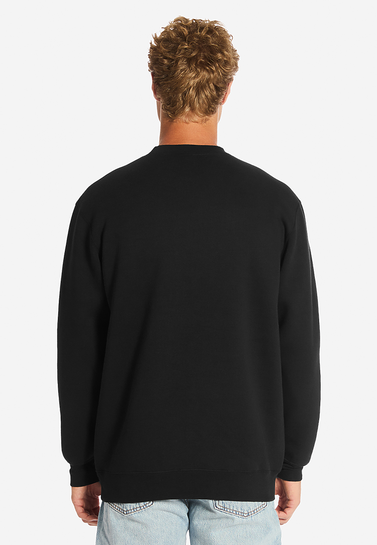 Lane Seven Apparel Ls19004 Heavy Crewneck Sweatshirt - Black
