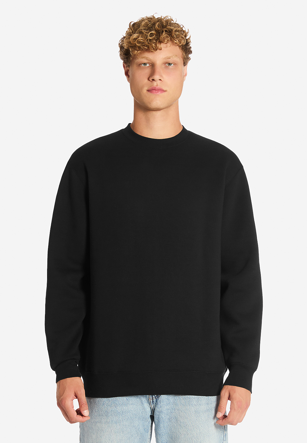 Lane Seven Apparel Ls19004 Heavy Crewneck Sweatshirt - Black