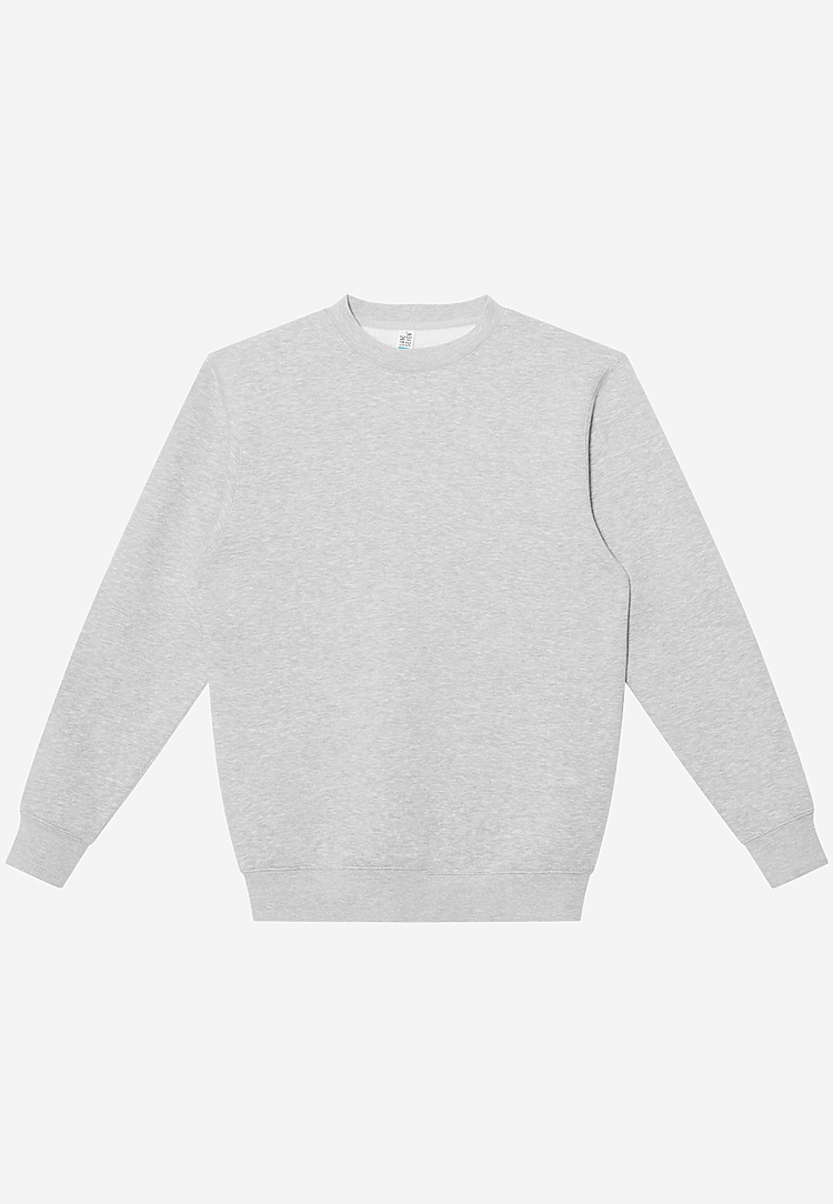 Lane Seven Apparel Ls19004 Heavy Crewneck Sweatshirt - Heather Grey