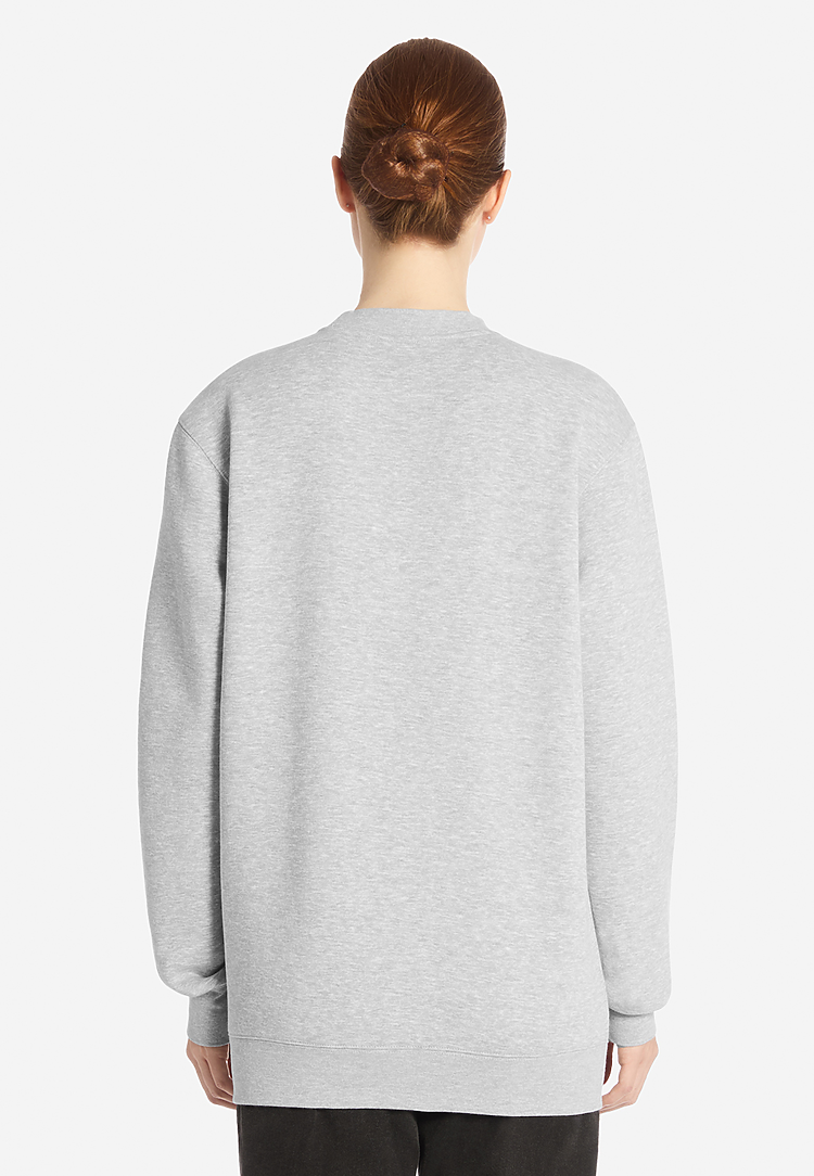Lane Seven Apparel Ls19004 Heavy Crewneck Sweatshirt - Heather Grey