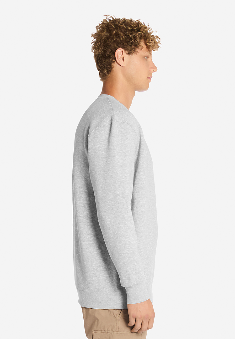 Lane Seven Apparel Ls19004 Heavy Crewneck Sweatshirt - Heather Grey