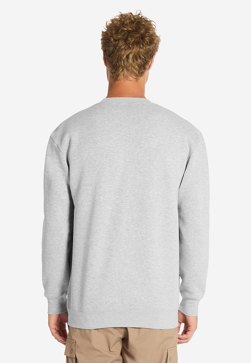 Lane Seven Apparel Ls19004 Heavy Crewneck Sweatshirt - Heather Grey