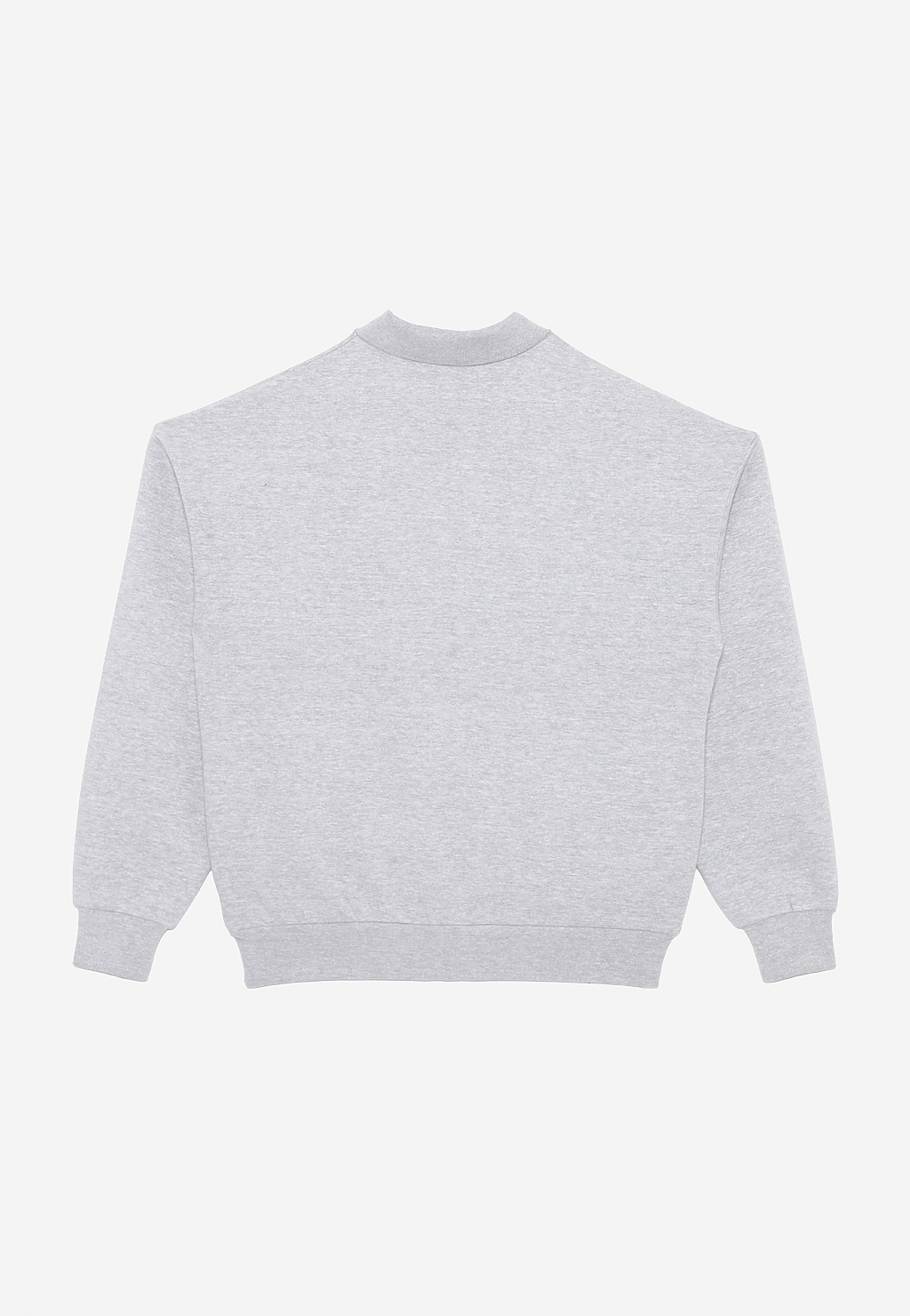 Lane Seven Apparel Ls24012 Element Polo Collar Crewneck - Heather Grey