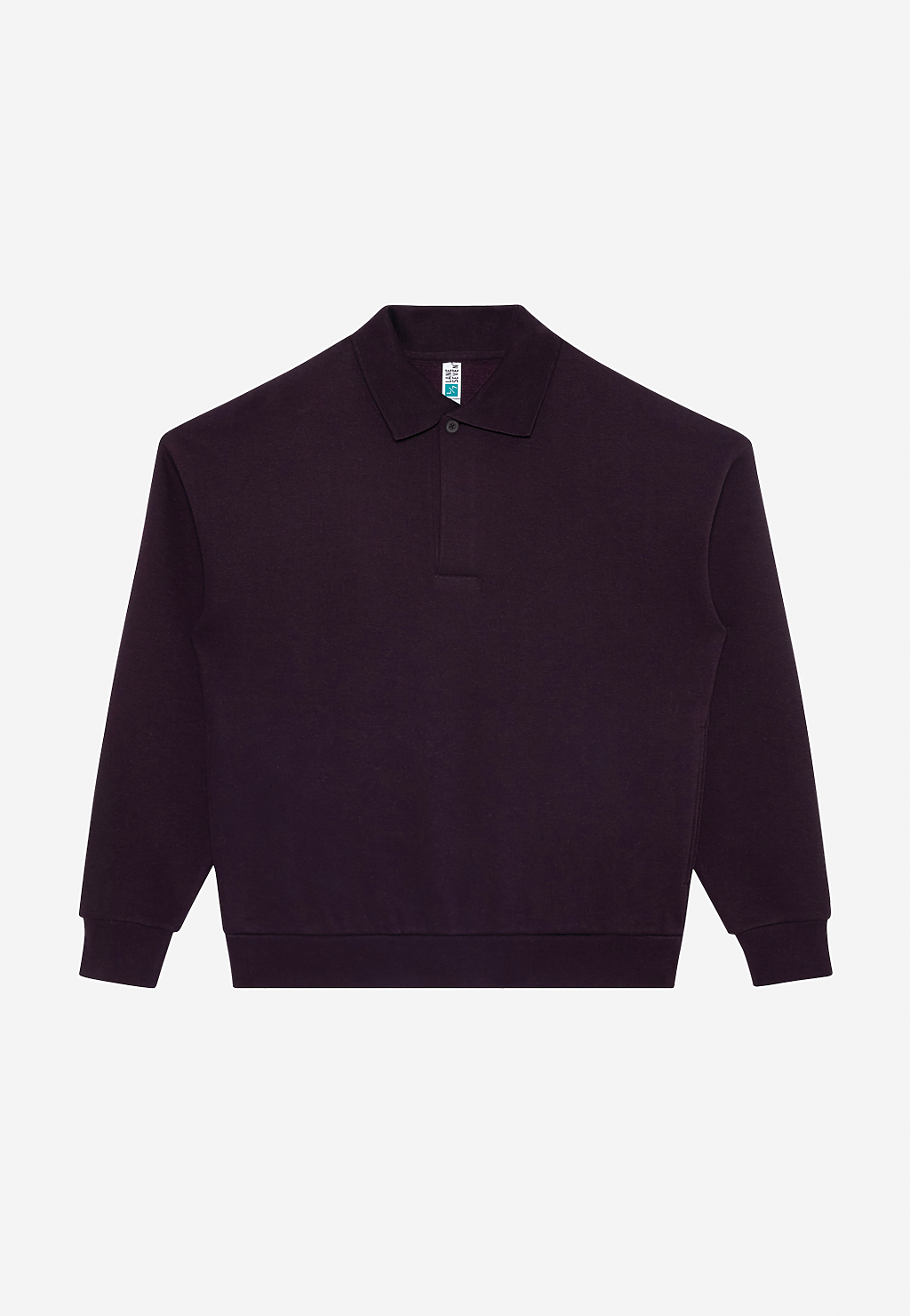 Lane Seven Apparel Ls24012 Element Polo Collar Crewneck - Plum