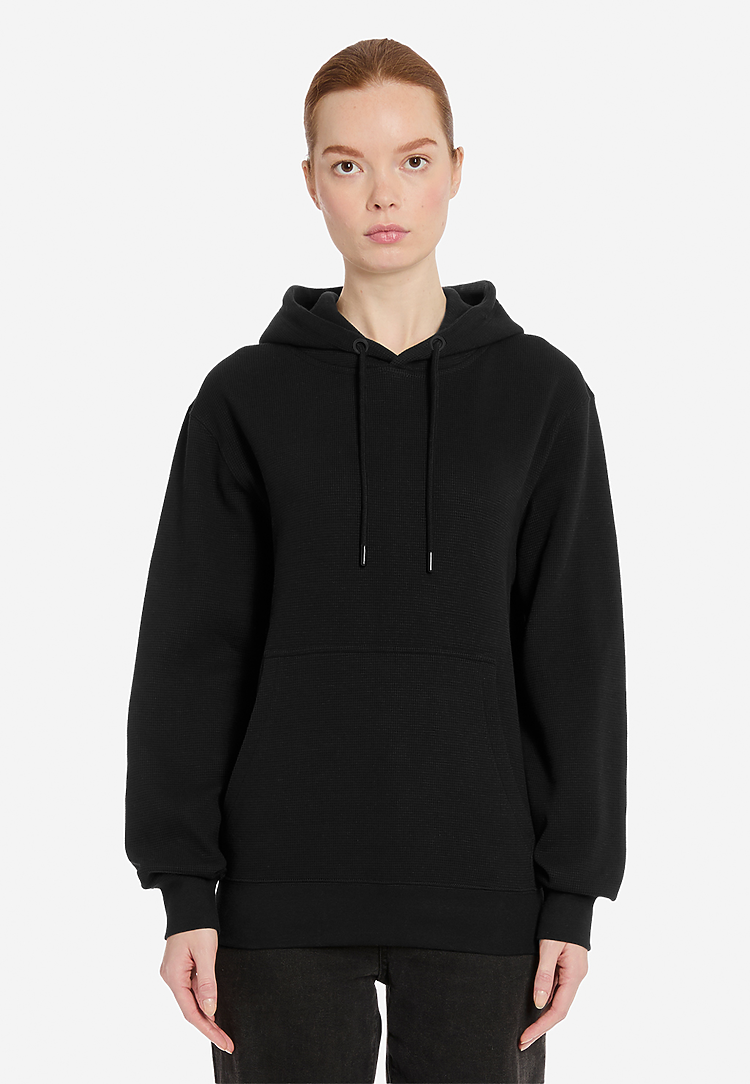 Lane Seven Apparel Ls34001 Thermal Hoodie - Black