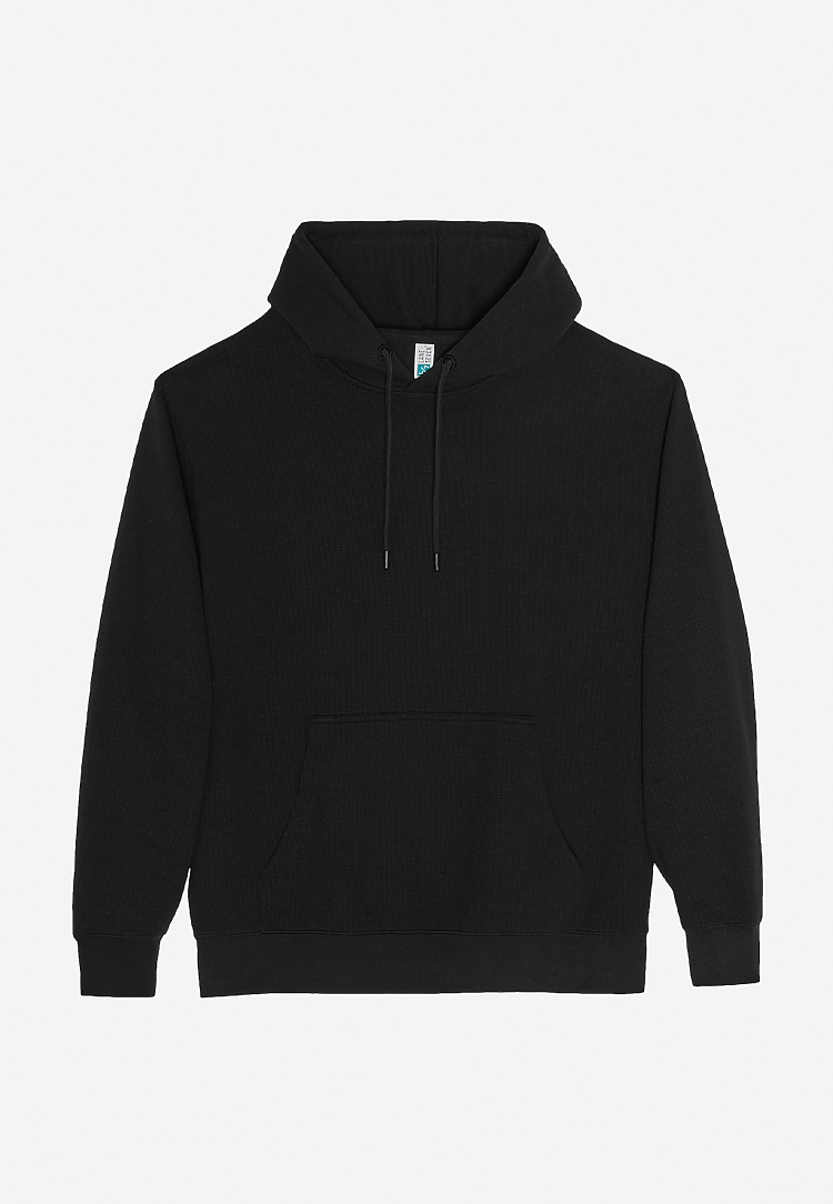 Lane Seven Apparel Ls34001 Thermal Hoodie - Black