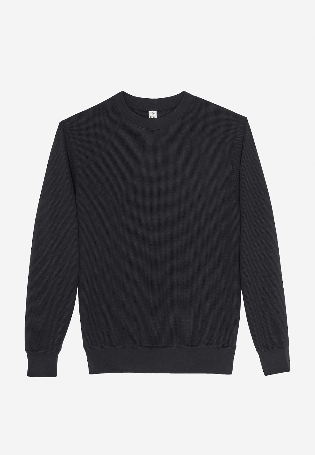 Lane Seven Apparel Ls34004 Thermal Crewneck - Black