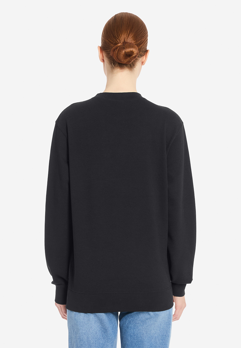 Lane Seven Apparel Ls34004 Thermal Crewneck - Black