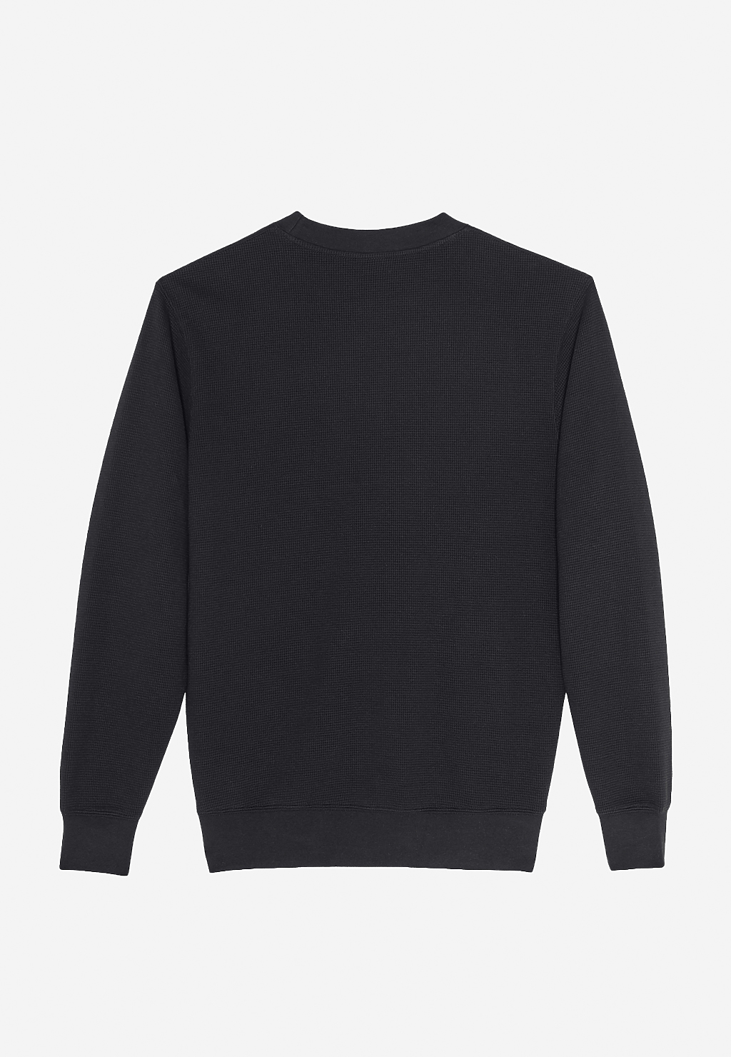 Lane Seven Apparel Ls34004 Thermal Crewneck - Black