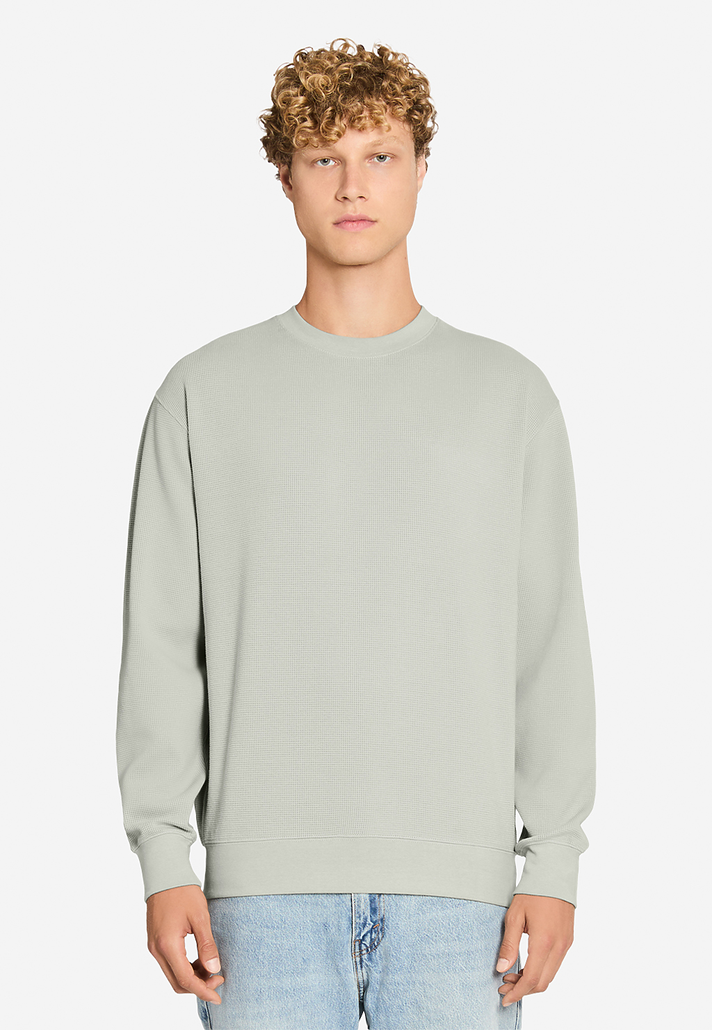 Lane Seven Apparel Ls34004 Thermal Crewneck - Dove Grey