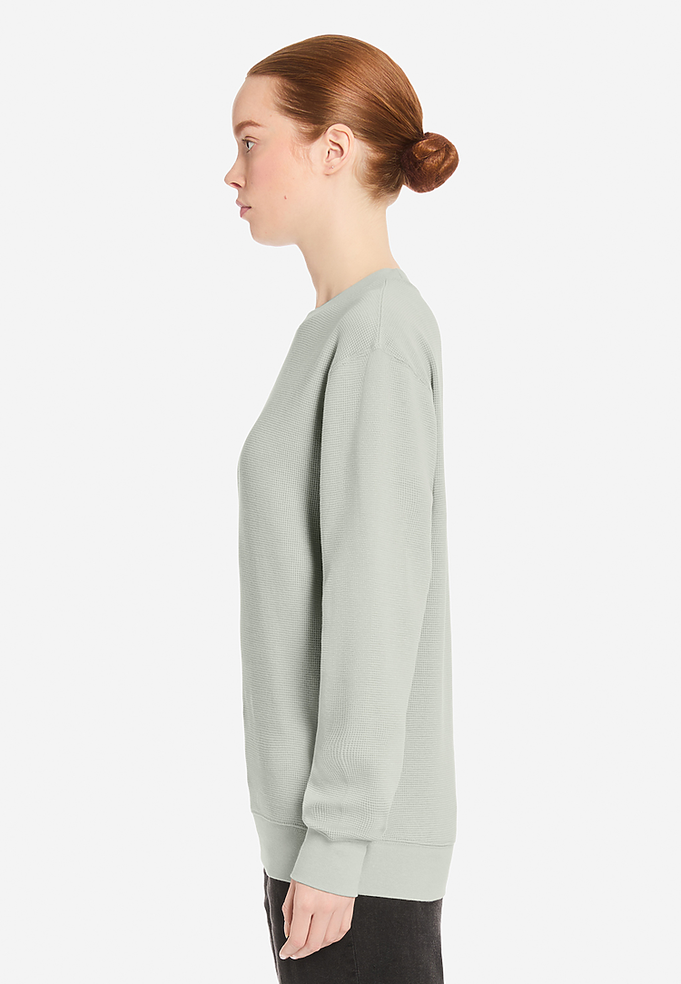 Lane Seven Apparel Ls34004 Thermal Crewneck - Dove Grey