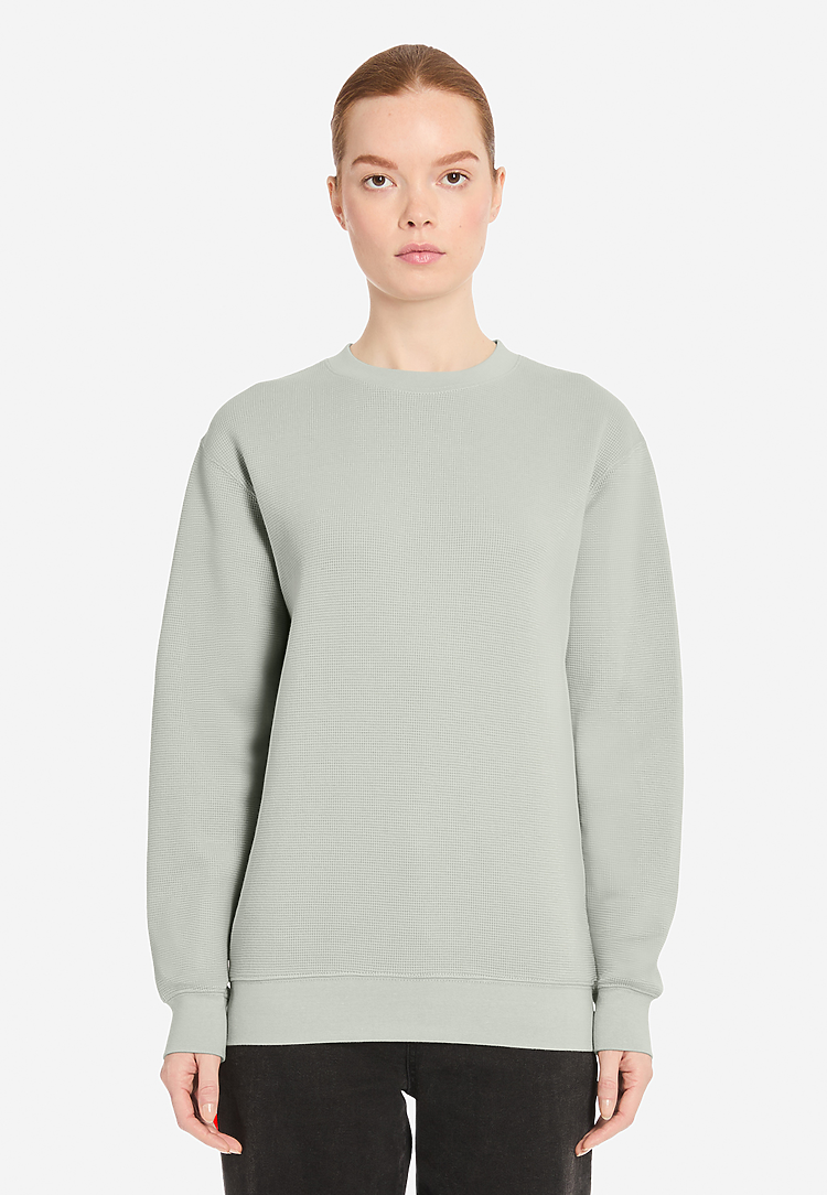 Lane Seven Apparel Ls34004 Thermal Crewneck - Dove Grey
