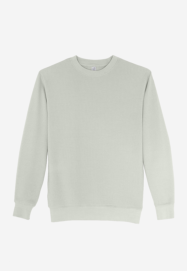 Lane Seven Apparel Ls34004 Thermal Crewneck - Dove Grey