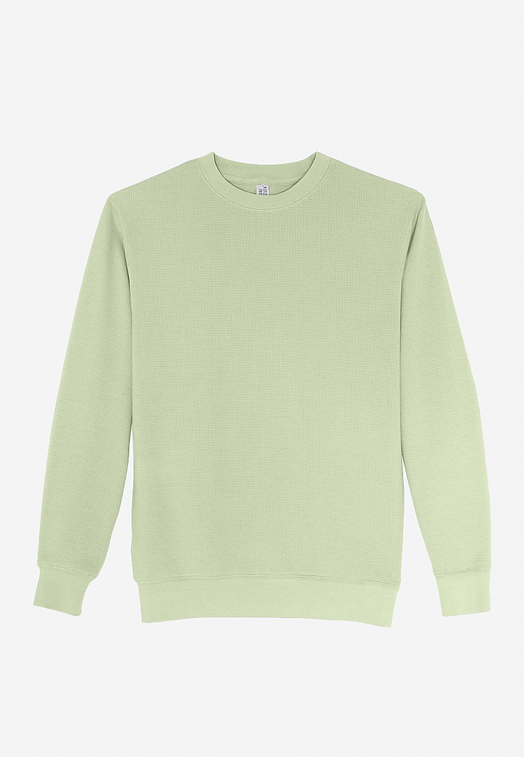 Lane Seven Apparel Ls34004 Thermal Crewneck - Matcha