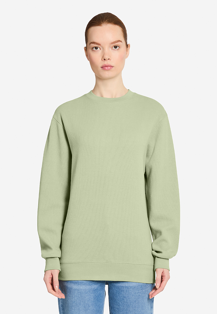 Lane Seven Apparel Ls34004 Thermal Crewneck - Matcha