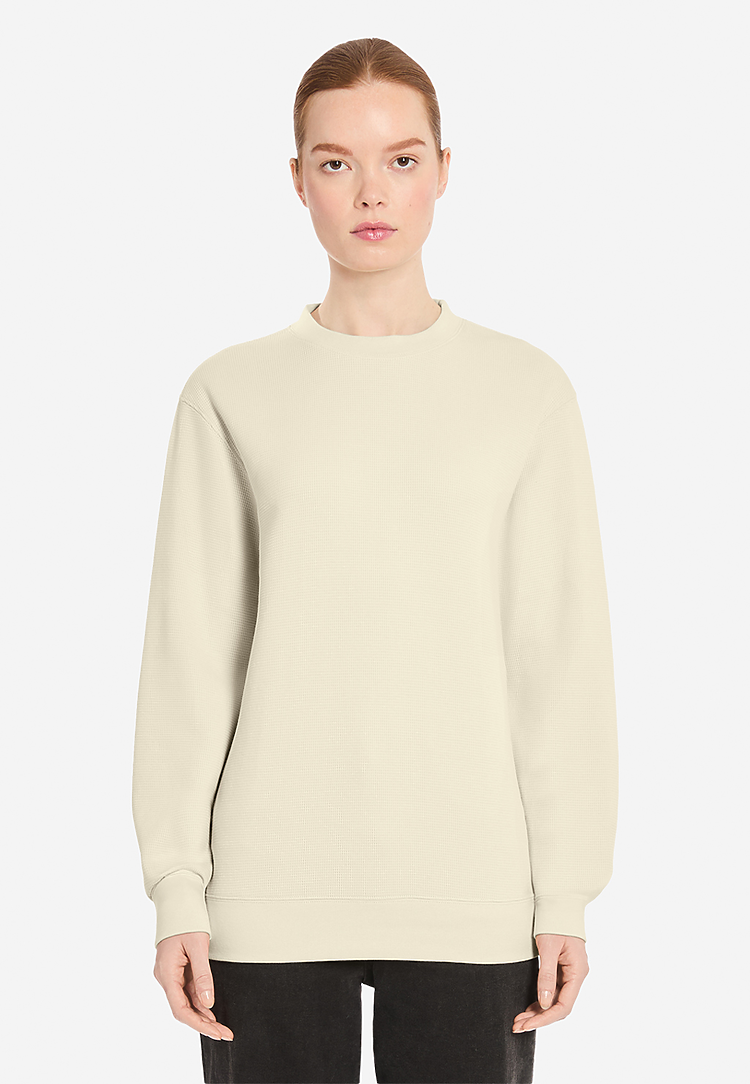 Lane Seven Apparel Ls34004 Thermal Crewneck - Sandshell