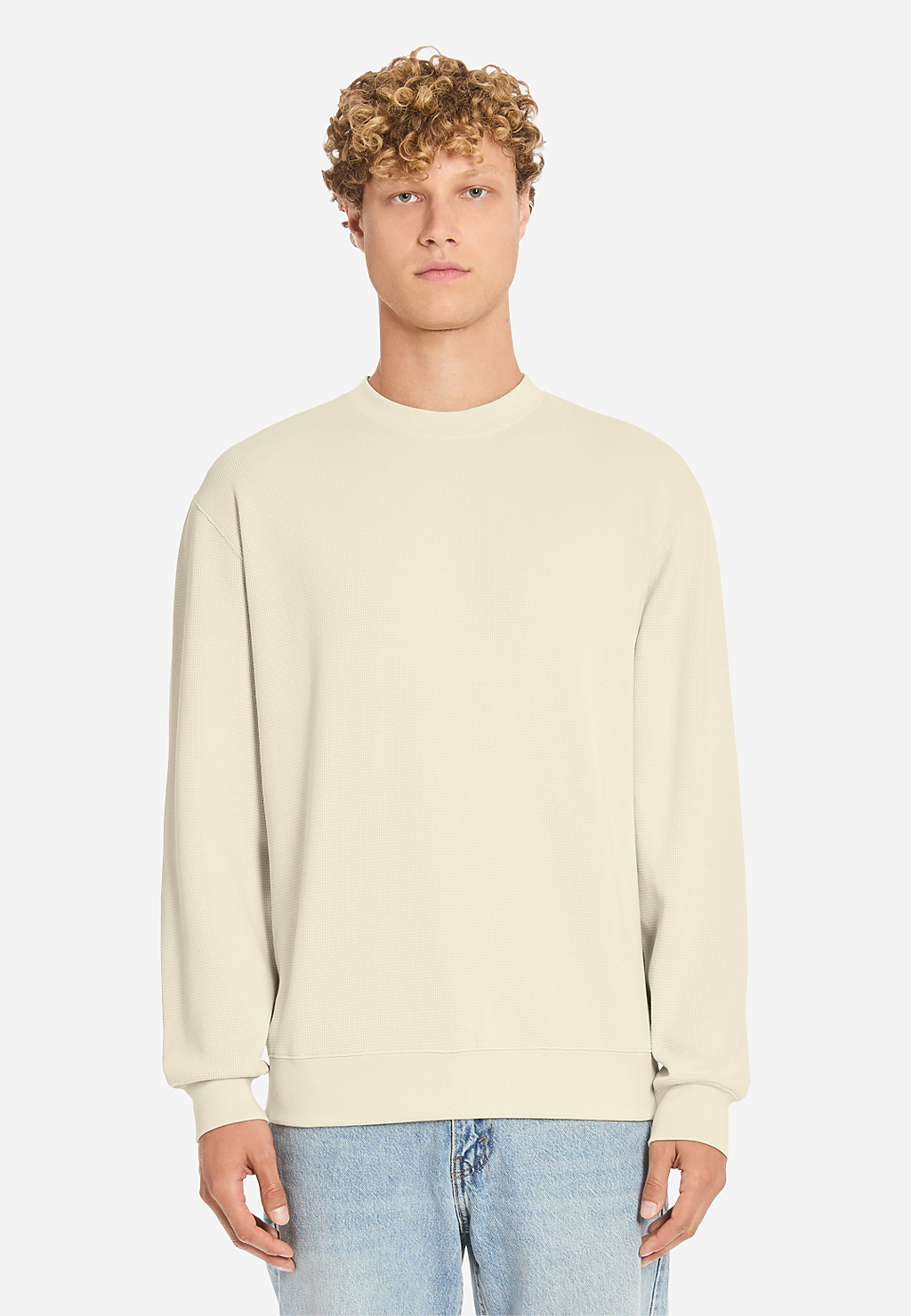 Lane Seven Apparel Ls34004 Thermal Crewneck - Sandshell