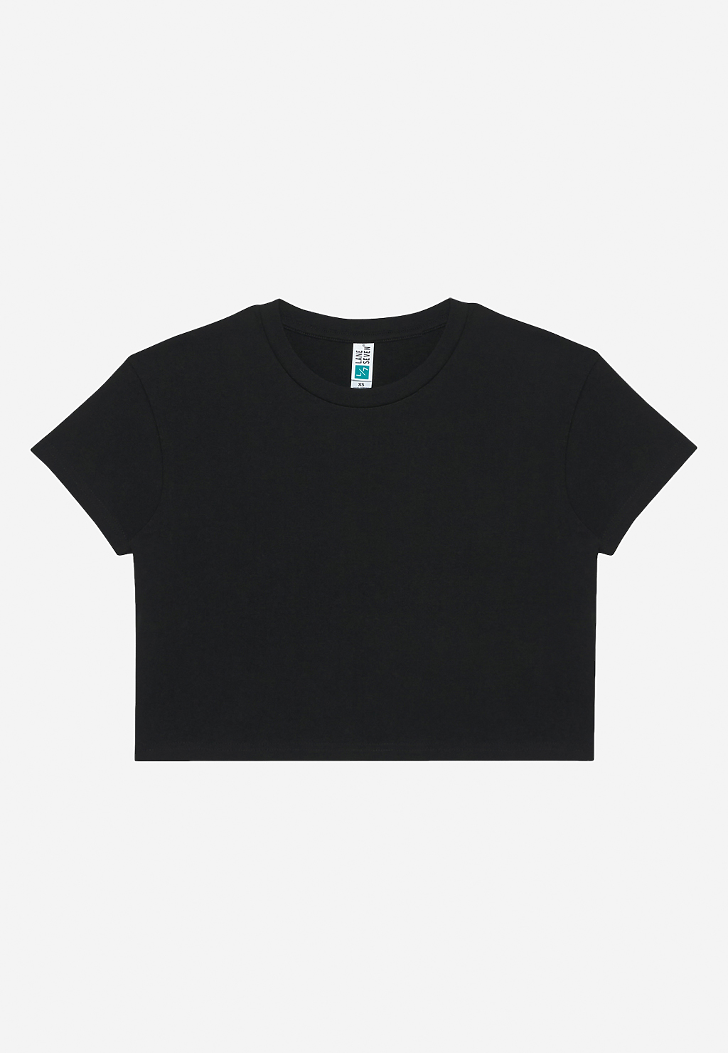 Lane Seven Apparel Ls81000 Women’s Crop Tee - Black