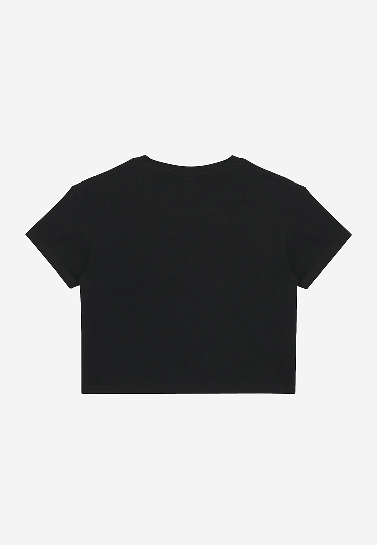 Lane Seven Apparel Ls81000 Women’s Crop Tee - Black