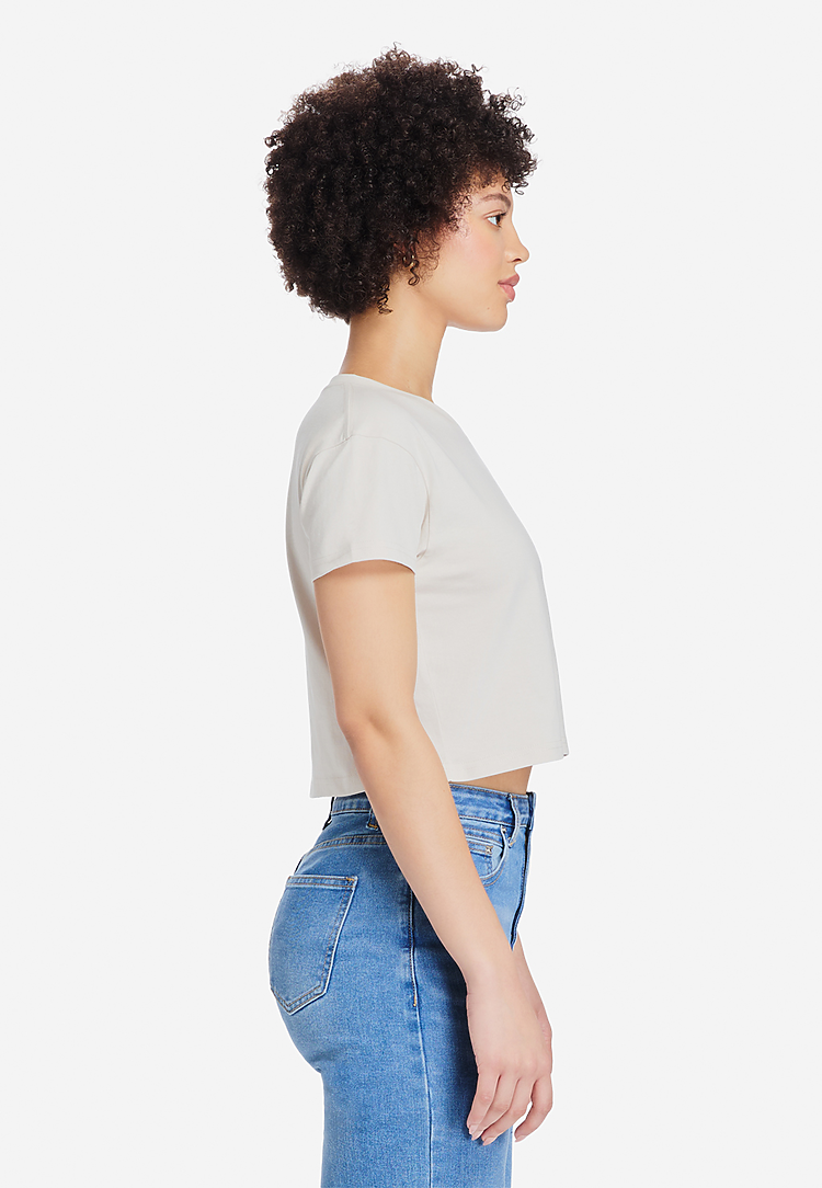 Lane Seven Apparel Ls81000 Women’s Crop Tee - Bone