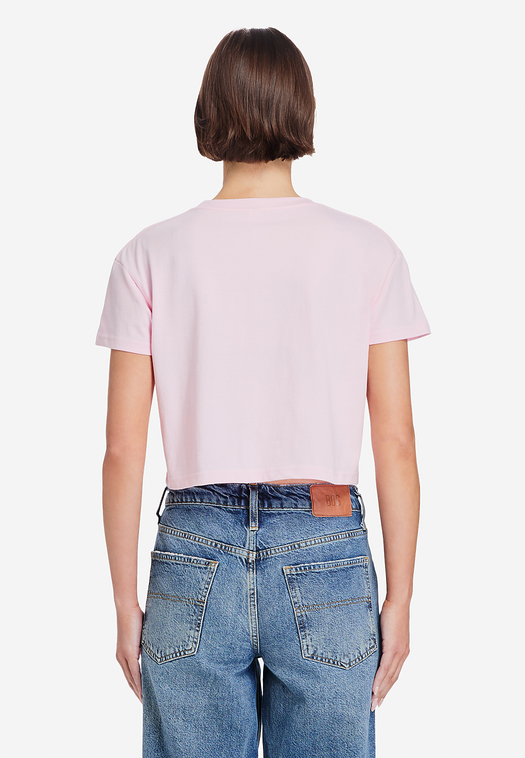 Lane Seven Apparel Ls81000 Women’s Crop Tee - Bubblegum Pink