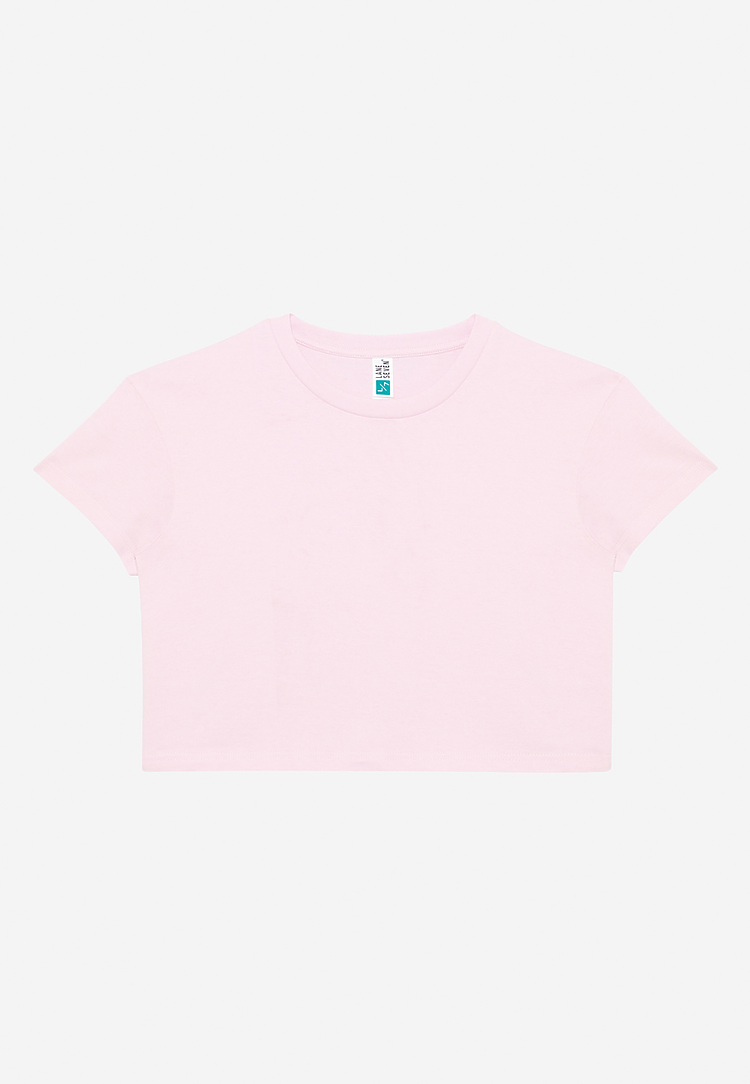 Lane Seven Apparel Ls81000 Women’s Crop Tee - Bubblegum Pink