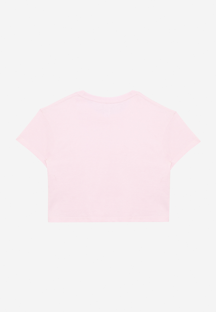 Lane Seven Apparel Ls81000 Women’s Crop Tee - Bubblegum Pink
