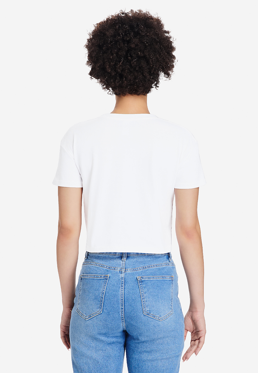 Lane Seven Apparel Ls81000 Women’s Crop Tee - White