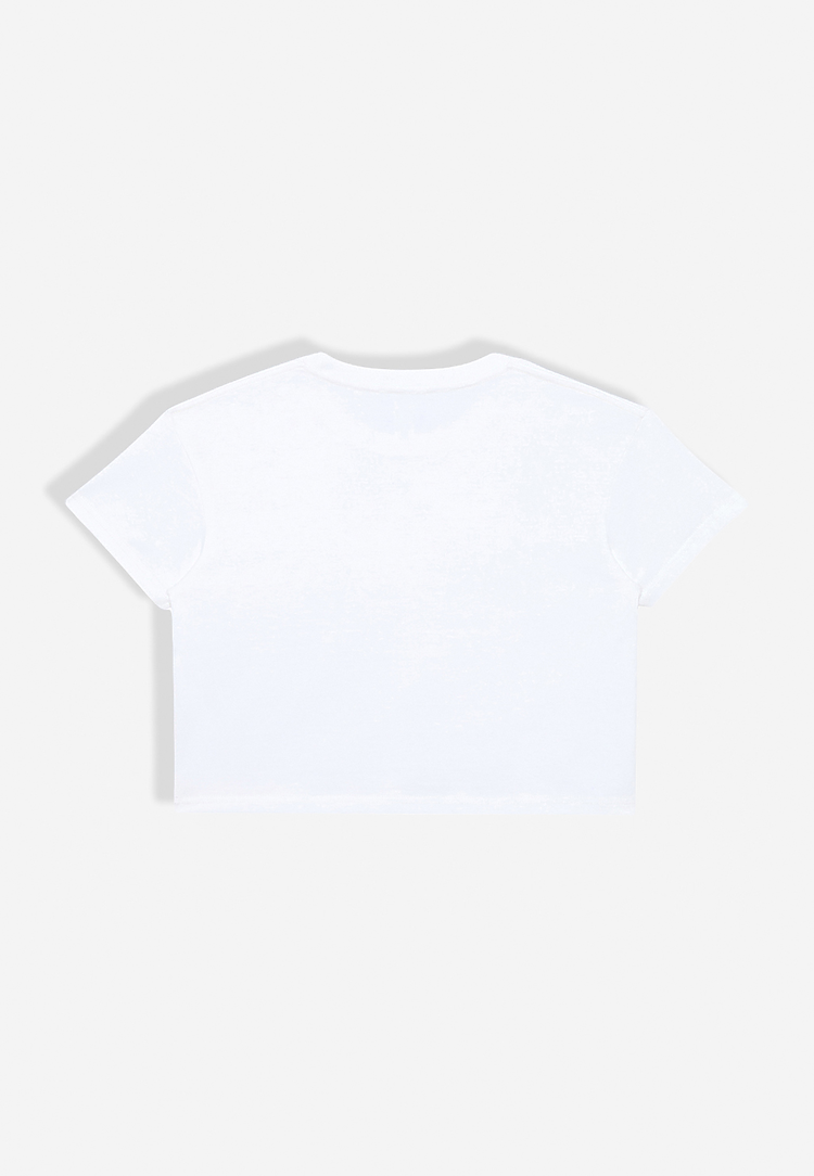 Lane Seven Apparel Ls81000 Women’s Crop Tee - White