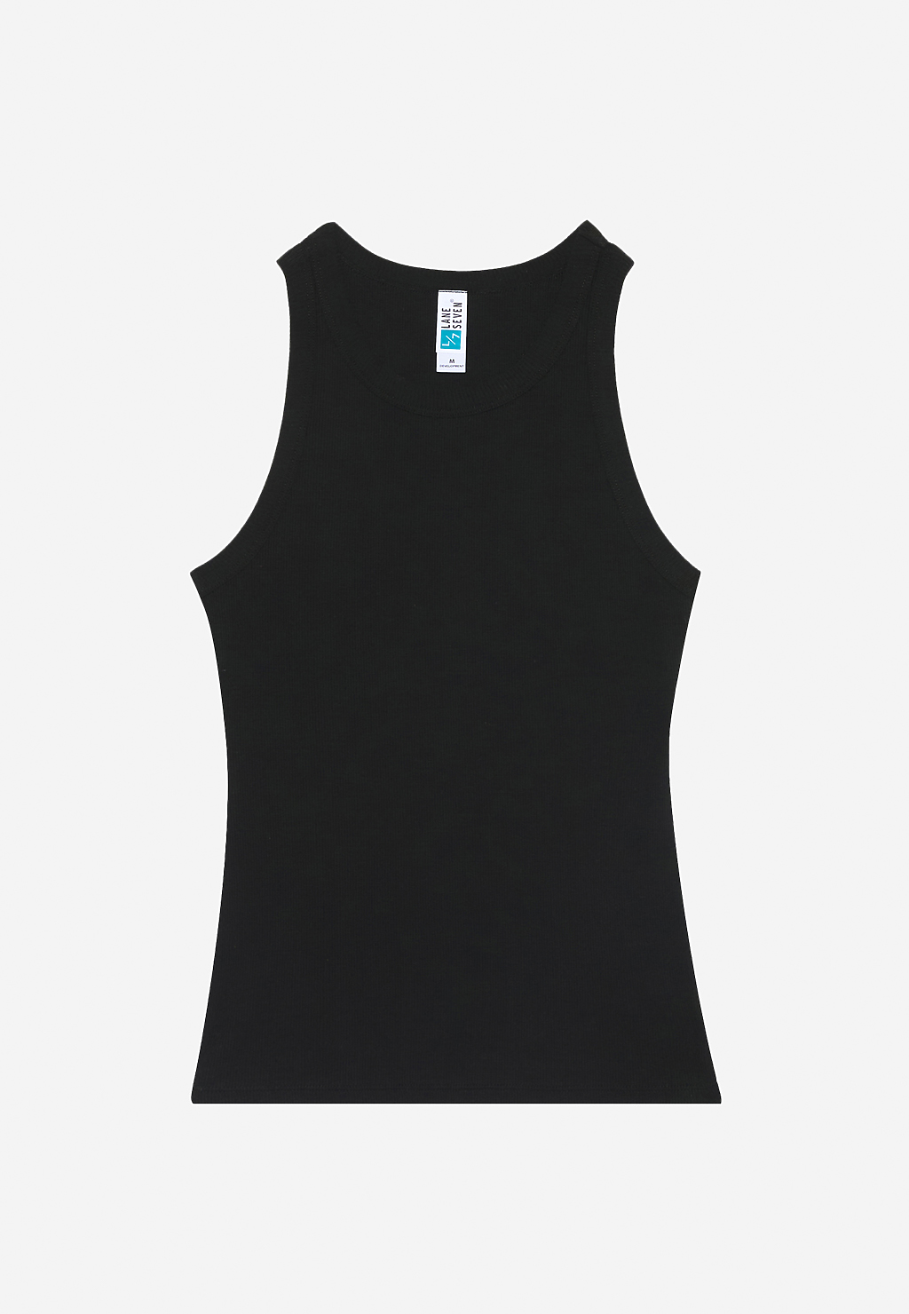 Lane Seven Apparel Ls83006 Women’s Ribbed Tank - Black